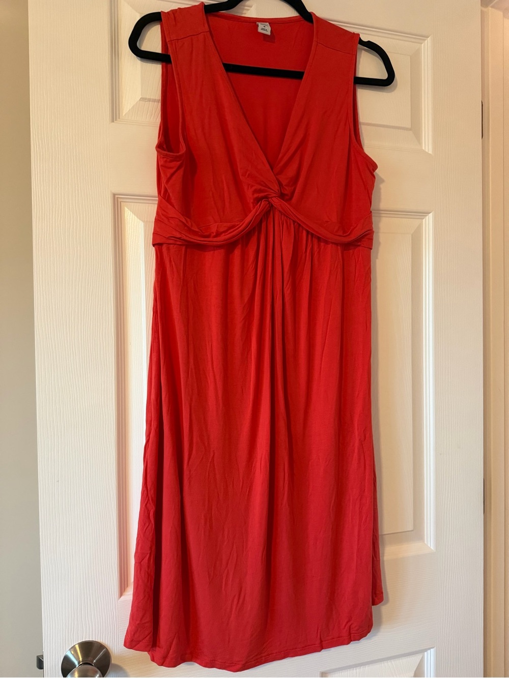 Old Navy Maternity Medium Orange Dress Twist front